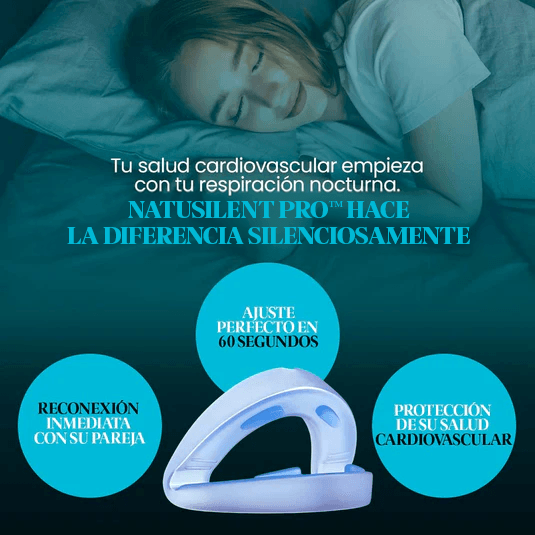NatuSilent PRO™ - Boquilla Antirronquidos - ¡Deje de roncar ya!