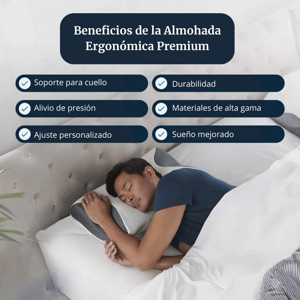 NatuConfort™- Almohada Ortopédica