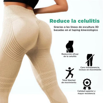 NatuLeggings 3D - Reductor de celulitis