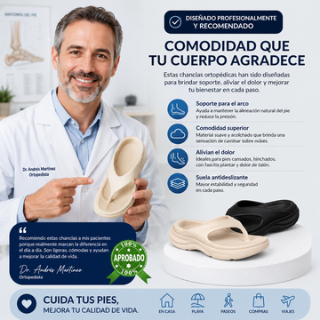 NatuFlipFlops Premium - Alivio del dolor de pies