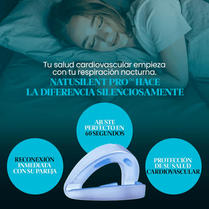 NatuSilent PRO™ - Boquilla Antirronquidos - ¡Deje de roncar ya!