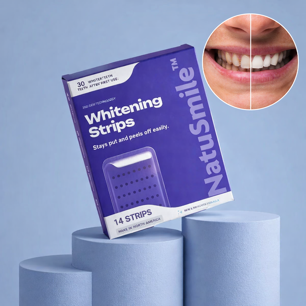 NatuSmile™ - Tiras blanqueadoras para dientes