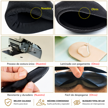 NatuPlenoche 3D - El antifaz perfecto para dormir