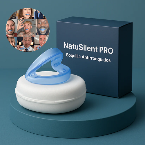 NatuSilent PRO™ - Boquilla Antirronquidos - ¡Deje de roncar ya!