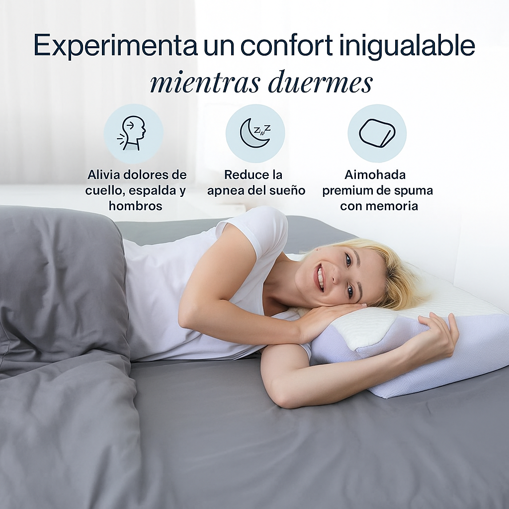 NatuConfort™- Almohada Ortopédica