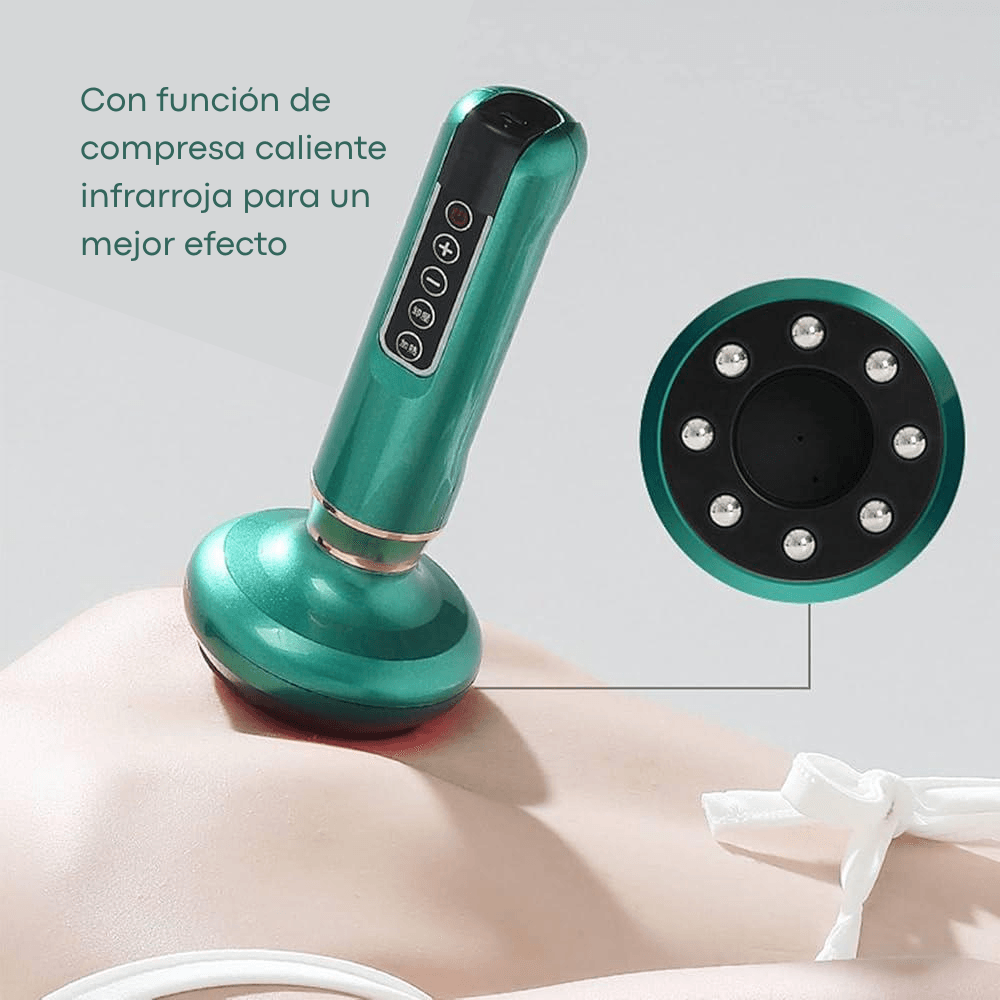 Masajeador anticelulítico con succión al vacío