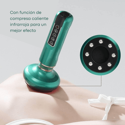 Masajeador anticelulítico con succión al vacío