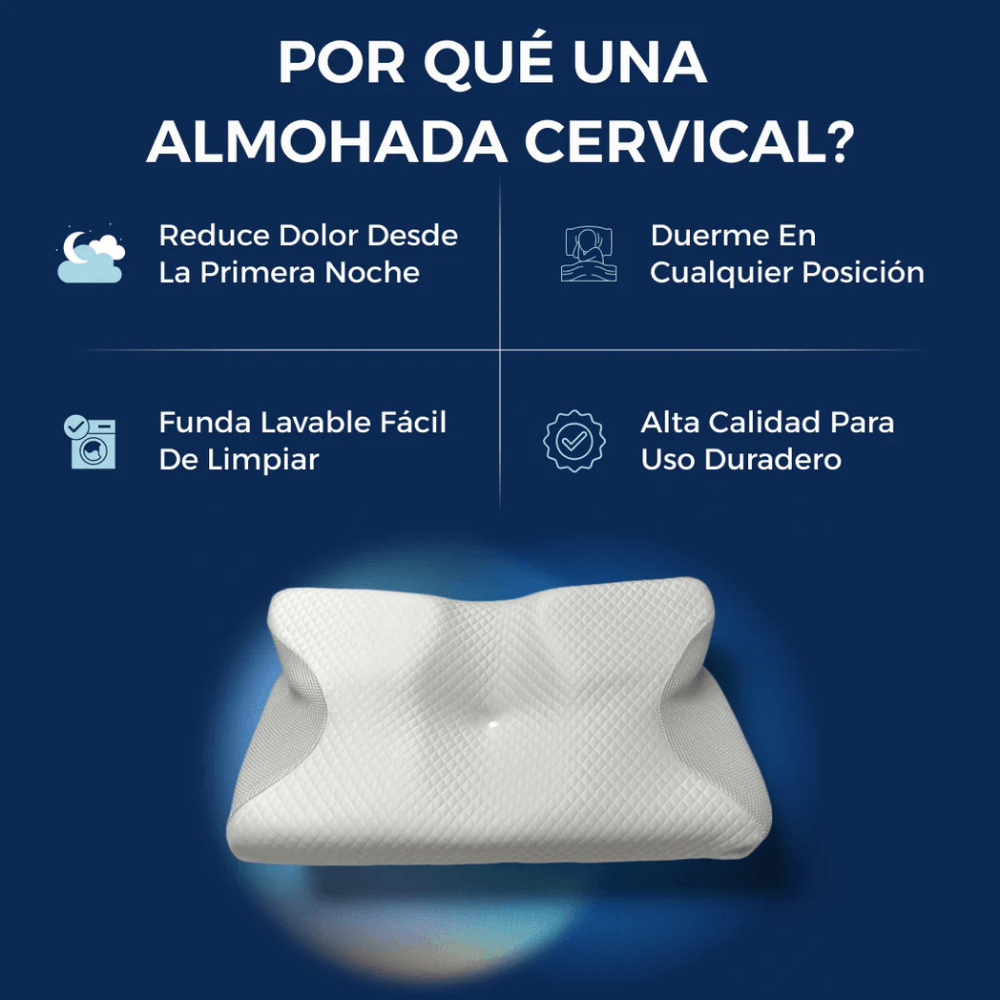 NatuConfort™- Almohada Ortopédica