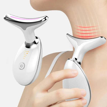 LiftGlow Pro | Masajeador Rejuvenecedor con LED para Rostro y Cuello