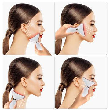 LiftGlow Pro | Masajeador Rejuvenecedor con LED para Rostro y Cuello