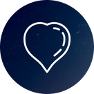 Diseño en forma de corazón para una comodidad natural.
